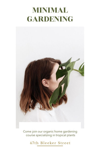 Minimalist Gardening Flyer Creator 