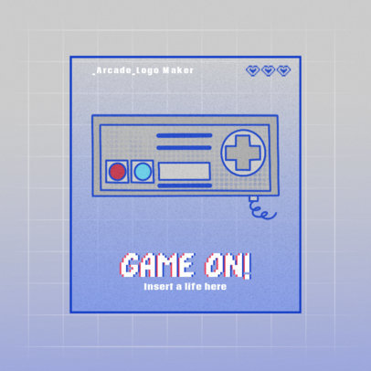 Online Logo Creator Featuring an 80's Console