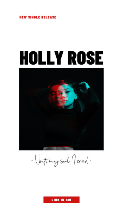 Instagram Story Generator for Musicians Featuring Song Lyrics