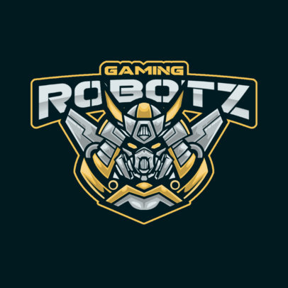 Gaming Logo Generator with a Samurai-Style Mecha Graphic