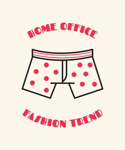 T-Shirt Design Template Featuring Funny Illustrations with Sarcastic Quotes