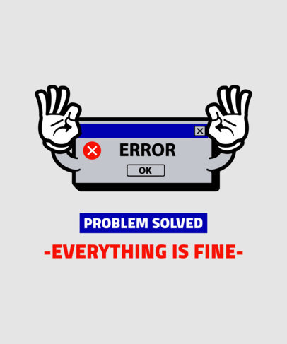 T-Shirt Design Maker Featuring Ironic Quotes and Funny Graphics