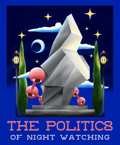 T-Shirt Design Generator Featuring Surreal Illustrations 