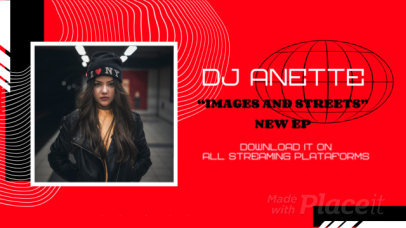 YouTube Ad Video Maker for Musicians Featuring a Bold Style