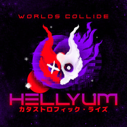 Album Cover Design Template for an Intense Trap Metal Artist