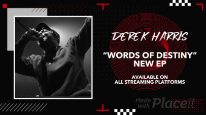 YouTube Ad Video Template for a Music Release Announcement 2133