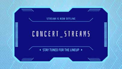 Twitch Banner Template for a Music Festival Live Stream