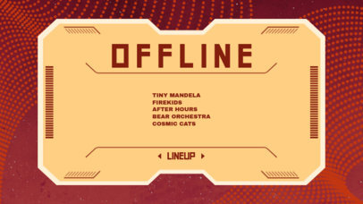 Twitch Banner Creator for a Virtual Concert