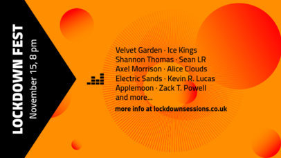 YouTube Thumbnail Template Featuring an Upcoming Music Fest's Schedule 2813b