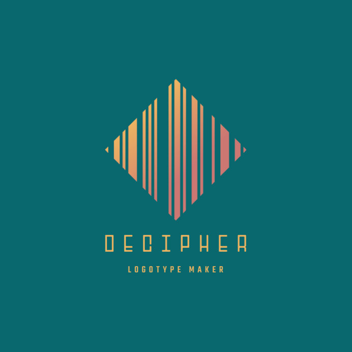 Placeit - Abstract Logo Template Featuring a Squared Icon with Bars