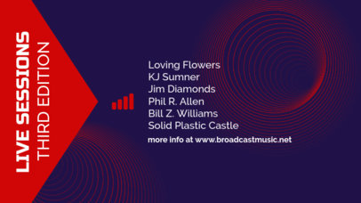 YouTube Thumbnail Creator Featuring an Acclaimed Music Festival Line-Up 2813c