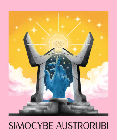 T-Shirt Design Generator Featuring Surreal Graphics 