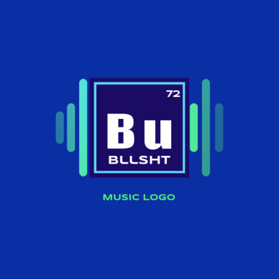 Logo Creator with a Sarcastic Periodic Table Graphic