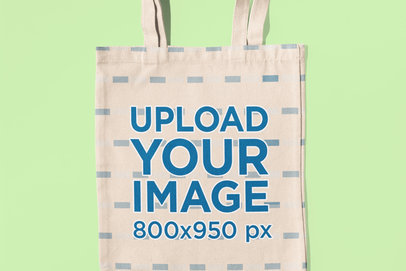 Mockup of the Close-Up of a Sublimated Tote Bag 41706-r-el2