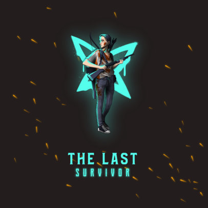 Gaming Logo Maker Featuring TLOU2-Inspired Characters 3602