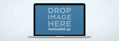 Product Mockup Template, macbook air on light background wide