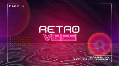 Cool Intro Maker Featuring a Retro Aesthetic