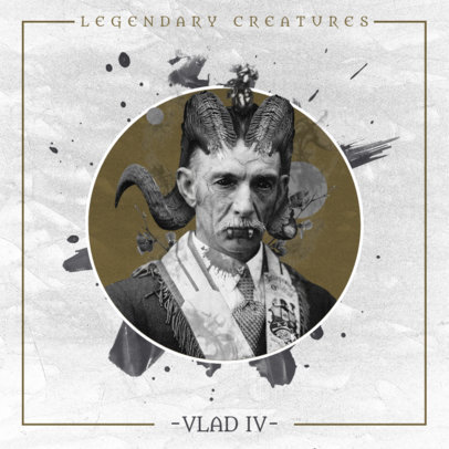 Heavy Metal Album Cover Design Maker with a Horror Vibe