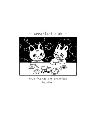 T-Shirt Design Maker with Cute Animals Eating Breakfast 2600