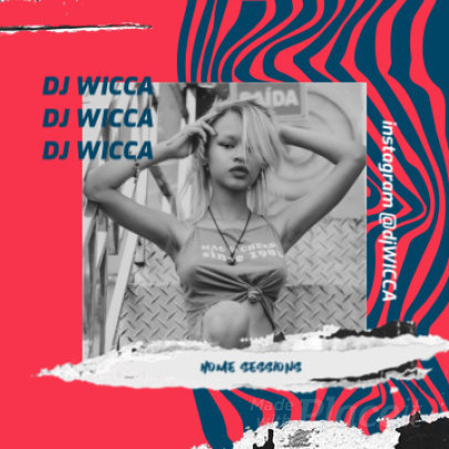 Instagram Video Maker with an Anti-Design Style for a DJ 2191