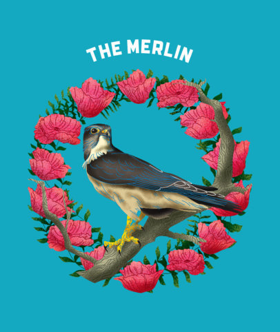 Tote Bag Design Maker Featuring a Realistic Illustration of a Bird