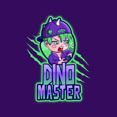 Gaming Logo Creator Featuring Cute Chibi Characters