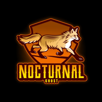 Gaming Logo Maker Featuring Aggressive Wild Animal Illustrations