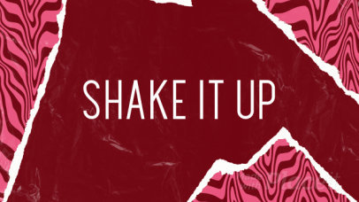 Trendy YouTube Ad Video Maker with a Ripped Paper Effect for a Dance Channel 2146