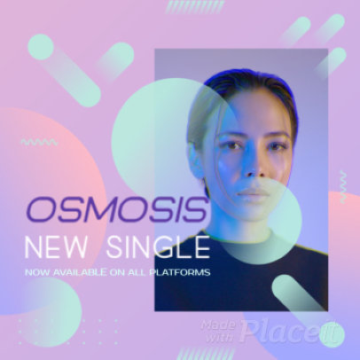 Instagram Post Video Maker for a Pop Singer's New Single 