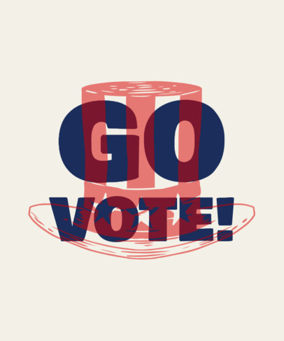 T-Shirt Design Maker Featuring Political Campaign-Related Graphics