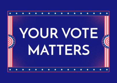 Face Mask Design Creator with a Voting Quote for Americans 2877h