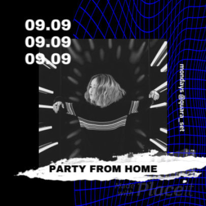 Instagram Post Video Maker with Dazzling Animations for an Artist's Upcoming Music