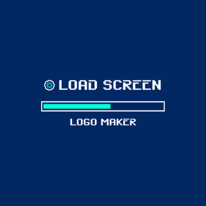 Gaming Logo Creator with a Loading Screen Theme