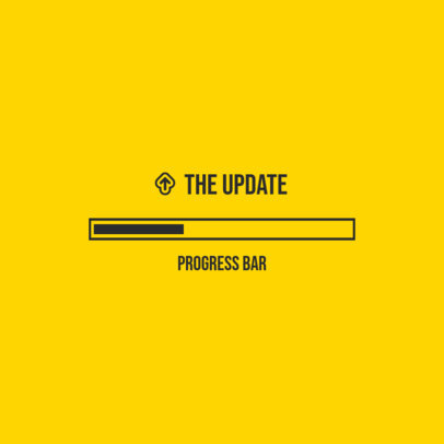 Logo Generator with an Update Bar Clipart