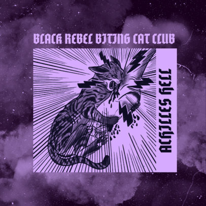 Album Cover Template for a Dark Metal Band