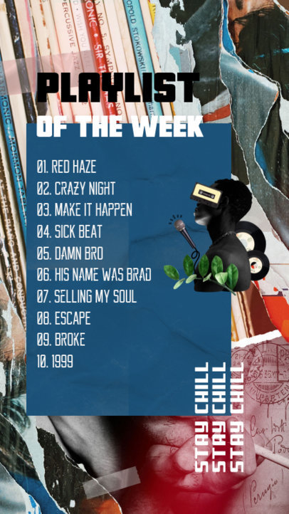 Instagram Story Generator to Share the Playlist of the Week 2878g