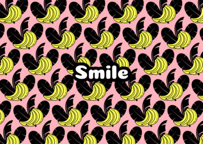 Face Mask Design Generator with Banana Illustrations