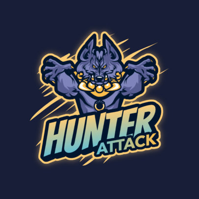 Gaming Logo Maker with Anthropomorphic Warrior Characters