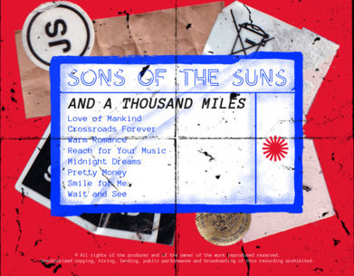 Album Back Cover Maker with Grunge Texture and Labels 2879d