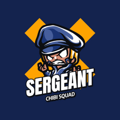 Gaming Logo Creator Featuring Aggressive Chibi Characters