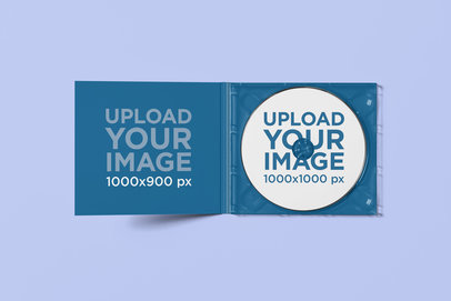 Mockup of a CD in a Jewel Case 4964-el1