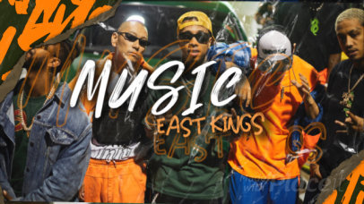 YouTube Ad Video Maker with a Cool Street Style for R&B Groups 2142