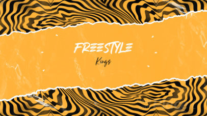 YouTube Music Ad Video Template with an Anti-Design Style for Singers 2139