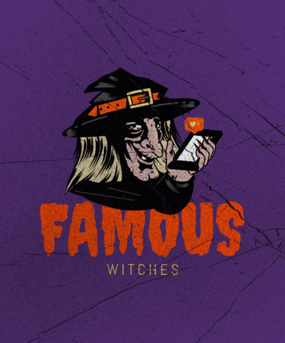 T-Shirt Design Maker Featuring Vintage Halloween Graphics