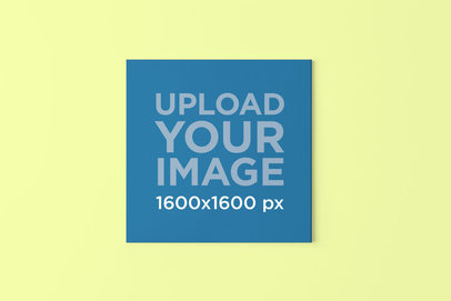 Mockup of a Digipack Centered on a Simple Setting 4903-el1