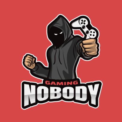 Logo Maker Featuring a Mysterious Gamer Illustration 