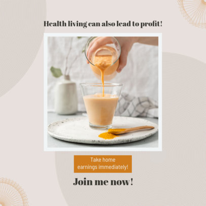 Ad Banner Template for a Healthy Product Line Business Opportunity 2902e