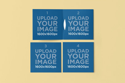 Mockup of Three Digipacks 4908-el1