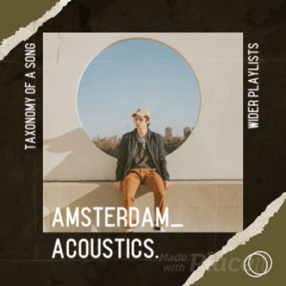 Music-Themed Instagram Post Video Maker for a New Release