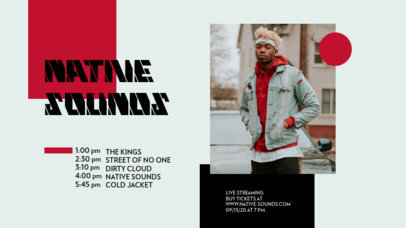 Twitch Banner Generator to Announce a Livestream Lineup